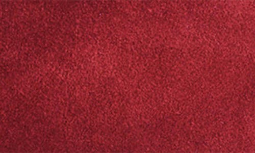 Madewell The Suede Mini Ring Pouch In Burgundy