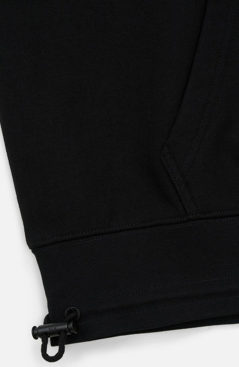 RtA Jordan Black Stamp Logo Hoodie, Alternate, color, Black Stamp Logo