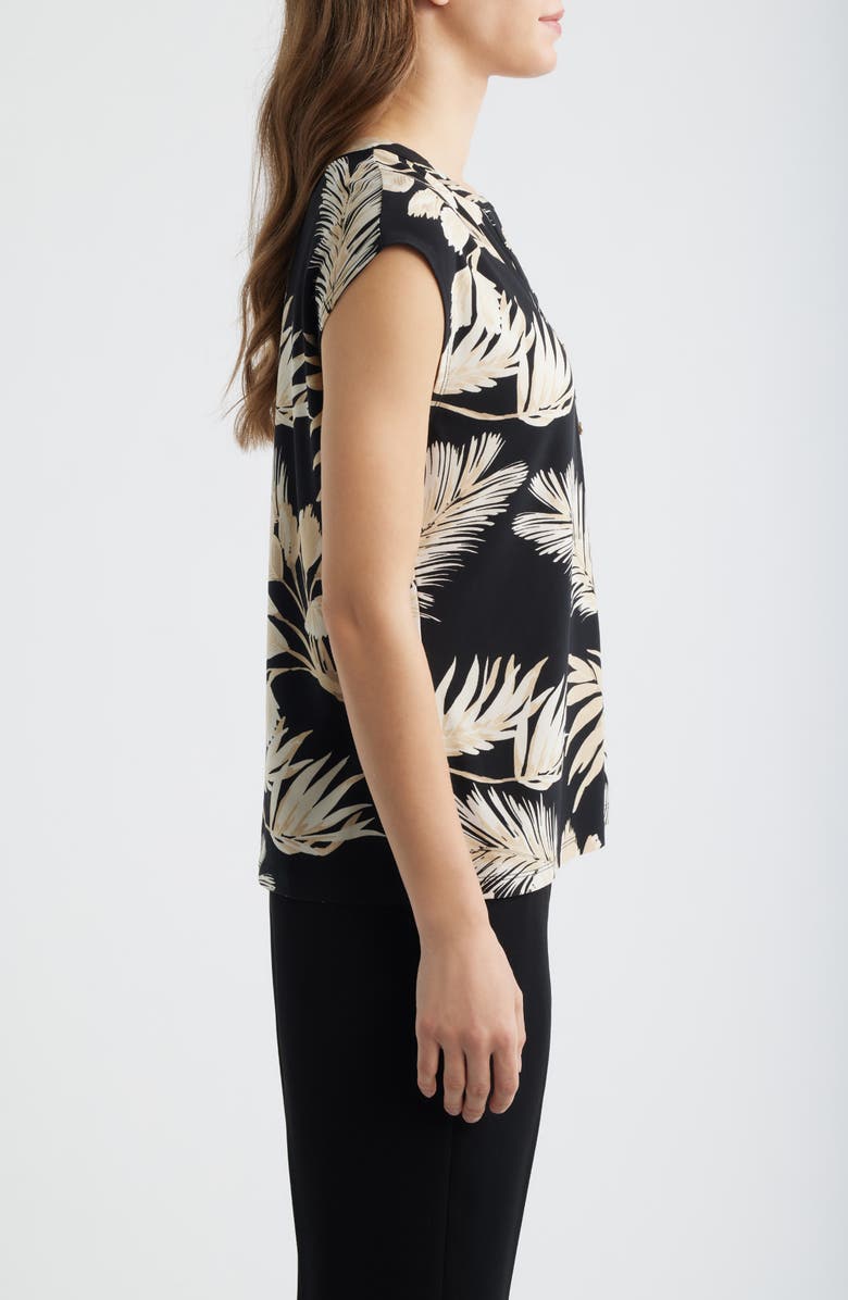 AK ANNE KLEIN Print Dolman Sleeve Top, Alternate, color, Anne Black Multi