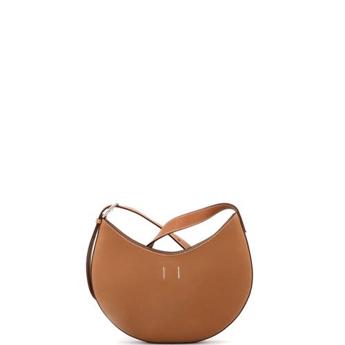 Pre-owned Hermes Hermes Arcon Bag Togo And Swift Petite In Gold
