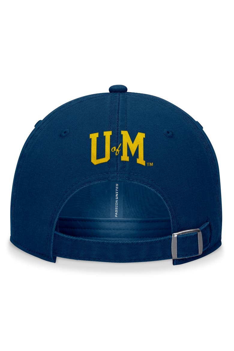 Men's Top of the World Navy Michigan Wolverines Heritage CeeCee Adjustable Hat, Alternate, color, Navy