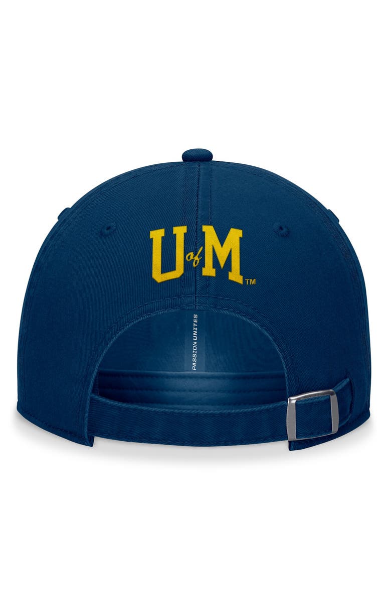 TOP OF THE WORLD Men's Top of the World Navy Michigan Wolverines Heritage CeeCee Adjustable Hat, Alternate, color, Navy