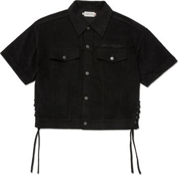 HONOR THE GIFT Short Sleeve Cotton Corduroy Shirt Jacket