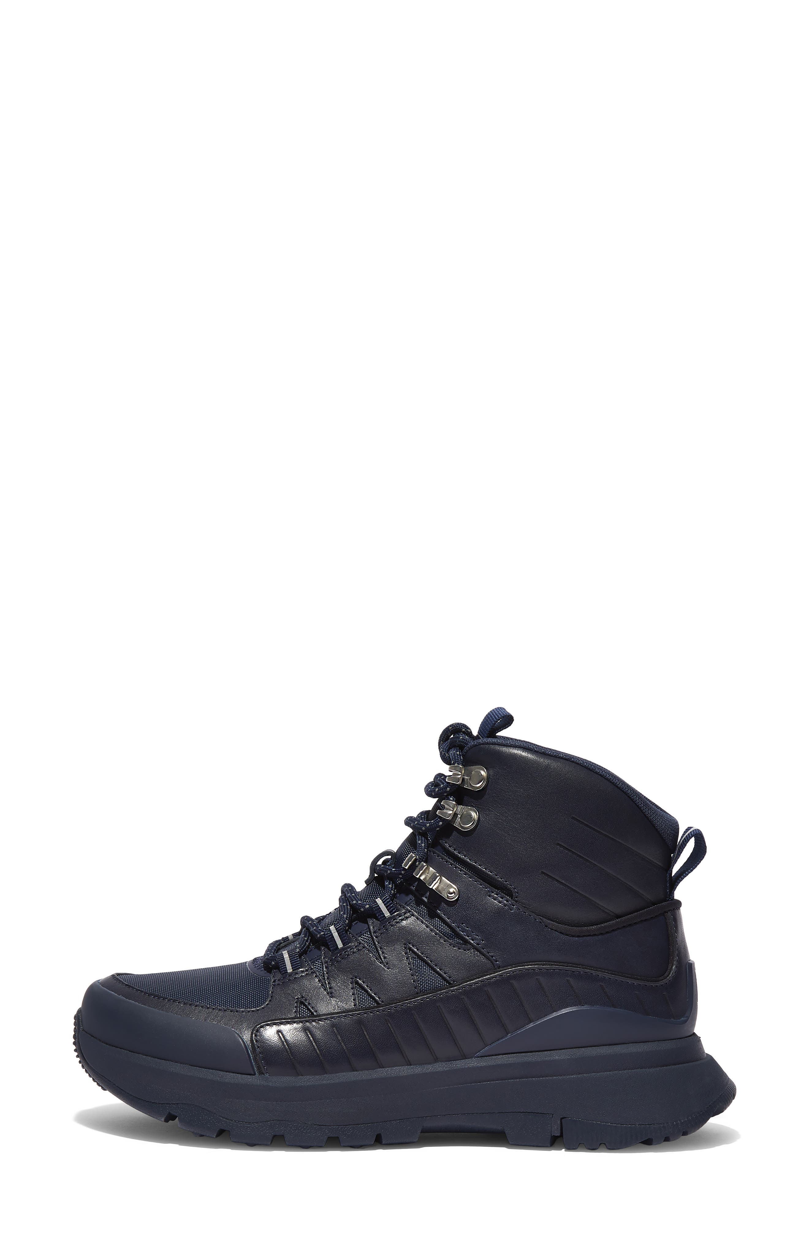 Neo-D-Hyker Leather Hiking Boot, Alternate, color, ALL MIDNIGHT NAVY