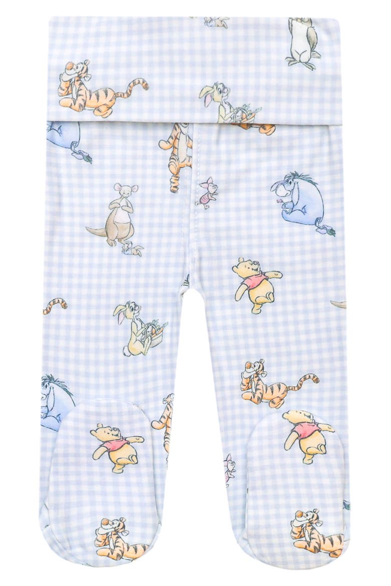 Winnie the Pooh & Friends Footed Pants, Main, color, WINNE THE POOH