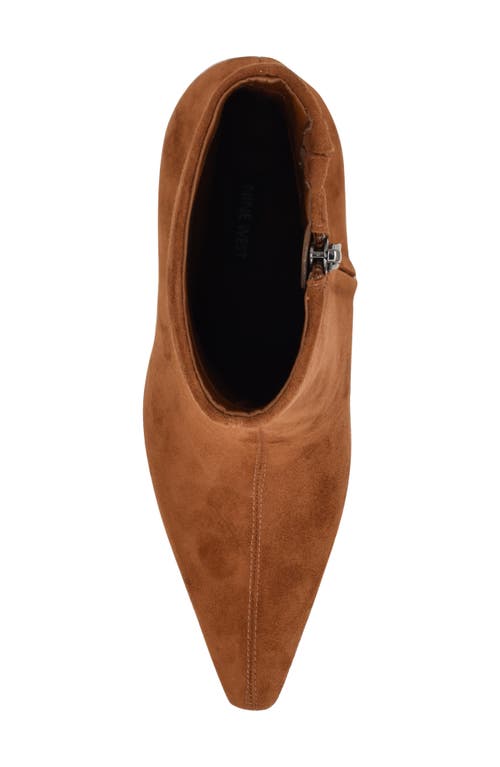 Nine West Ohmy Pointed Toe Bootie In Neutral