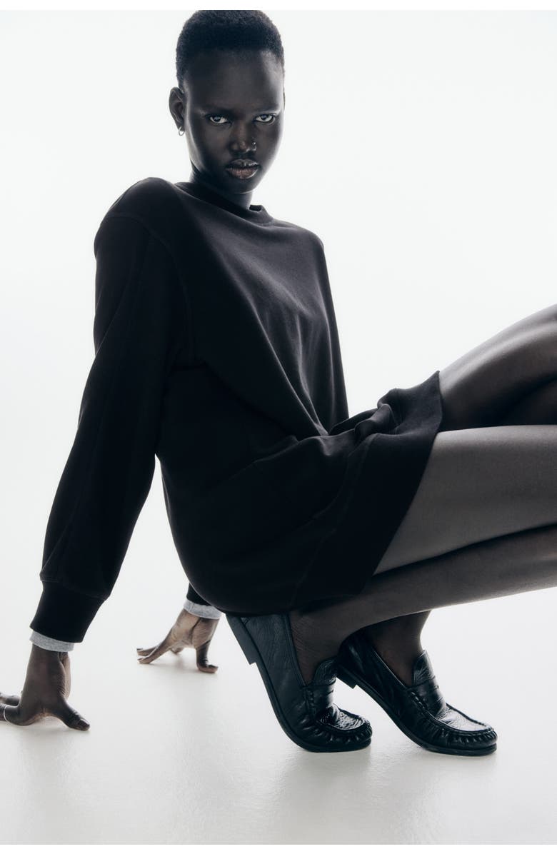 H&M Sweatshirt Dress, Alternate, color, 