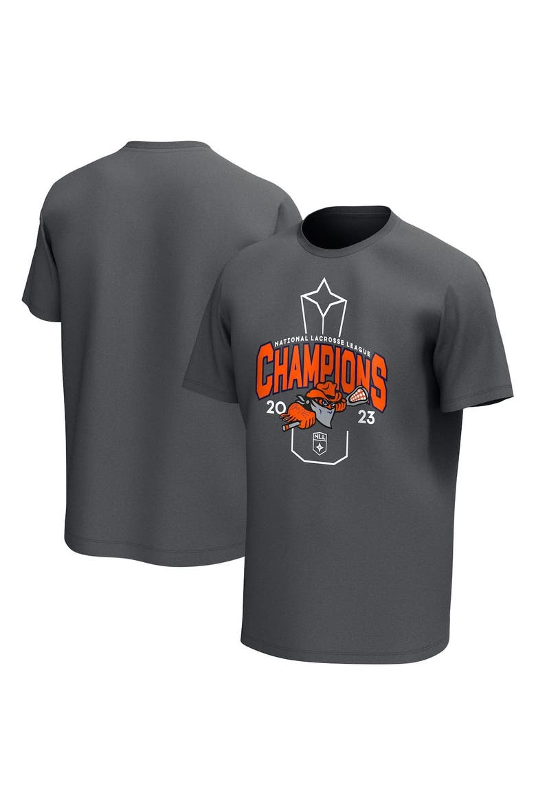 Women's  Charcoal Buffalo Bandits 2023 NLL Cup Champions T-Shirt, Main, color, Charcoal