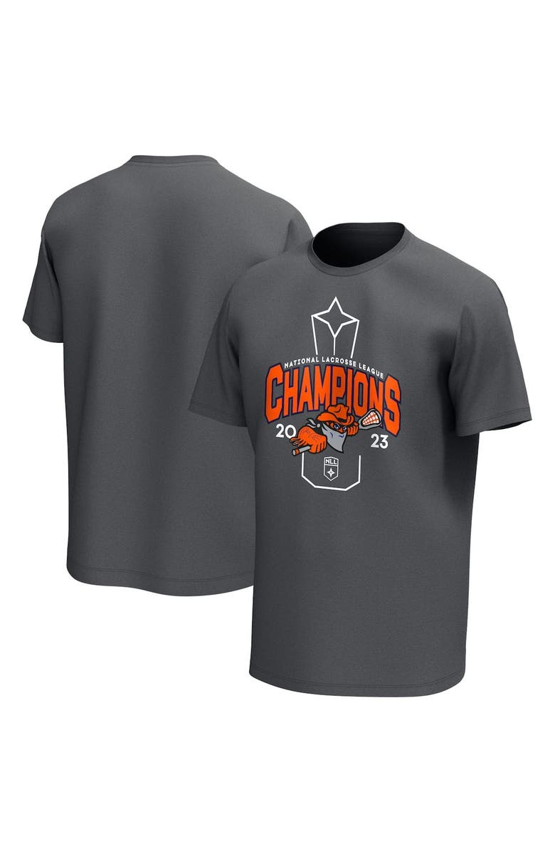 ADPRO Sports Women's  Charcoal Buffalo Bandits 2023 NLL Cup Champions T-Shirt, Main, color, Charcoal
