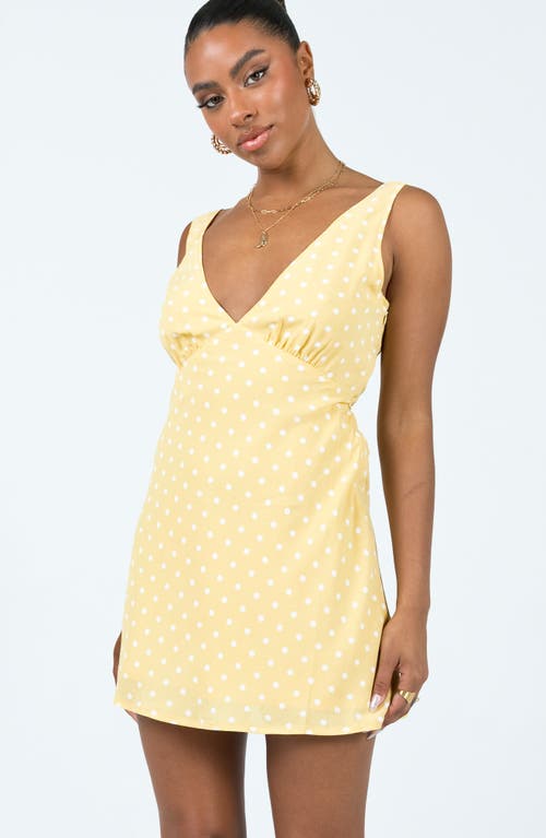 PRINCESS POLLY PRINCESS POLLY NELLIE POLKA DOT MINIDRESS