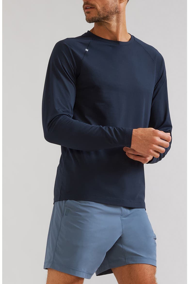 Reign Long Sleeve T-Shirt, Alternate, color, TRUE NAVY