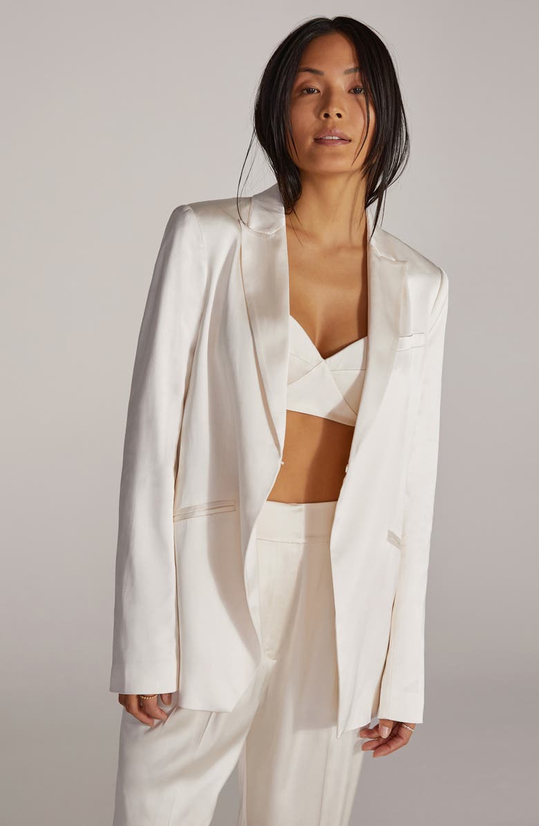 Favorite Daughter Satin Blazer, Alternate, color, 