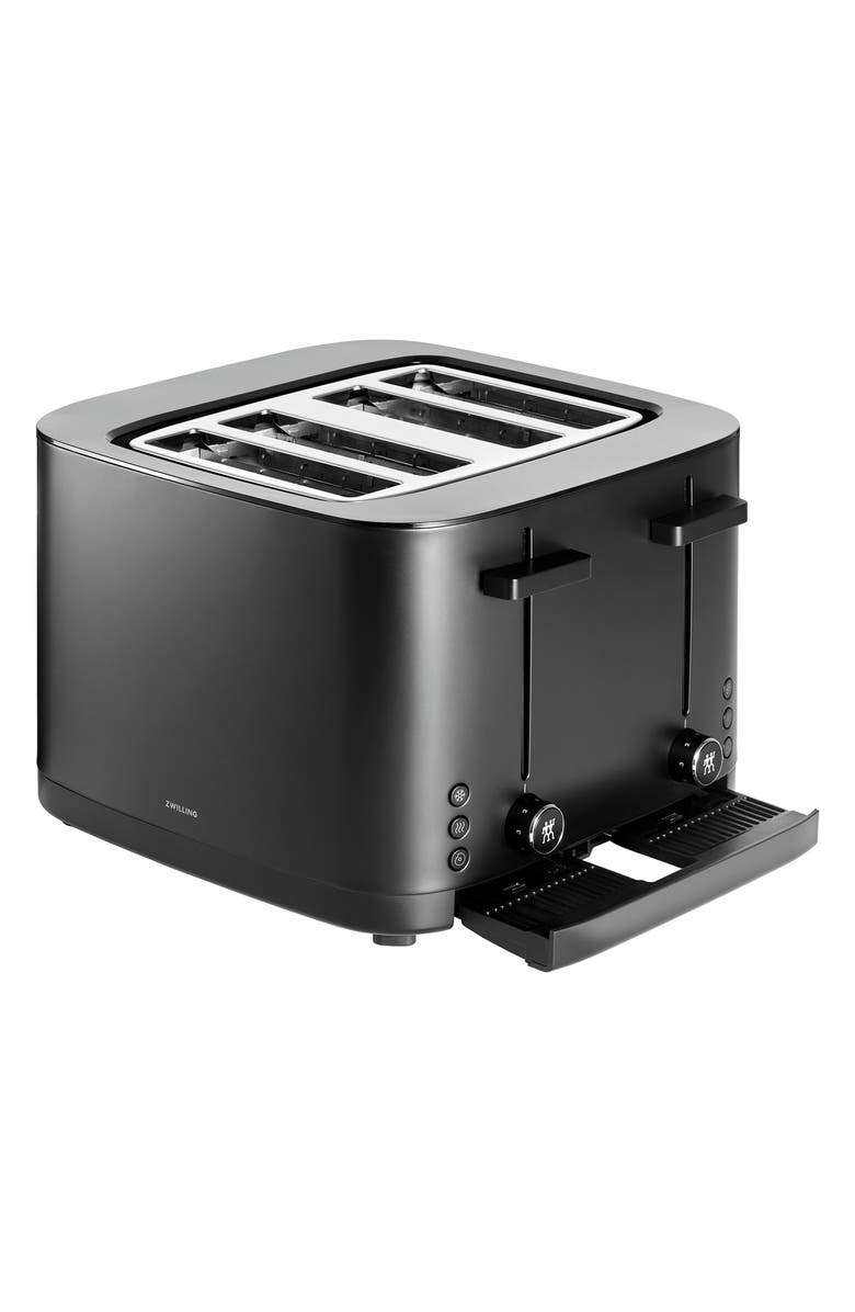 ZWILLING Enfinigy 4-Slot Toaster, Alternate, color, Matte Black