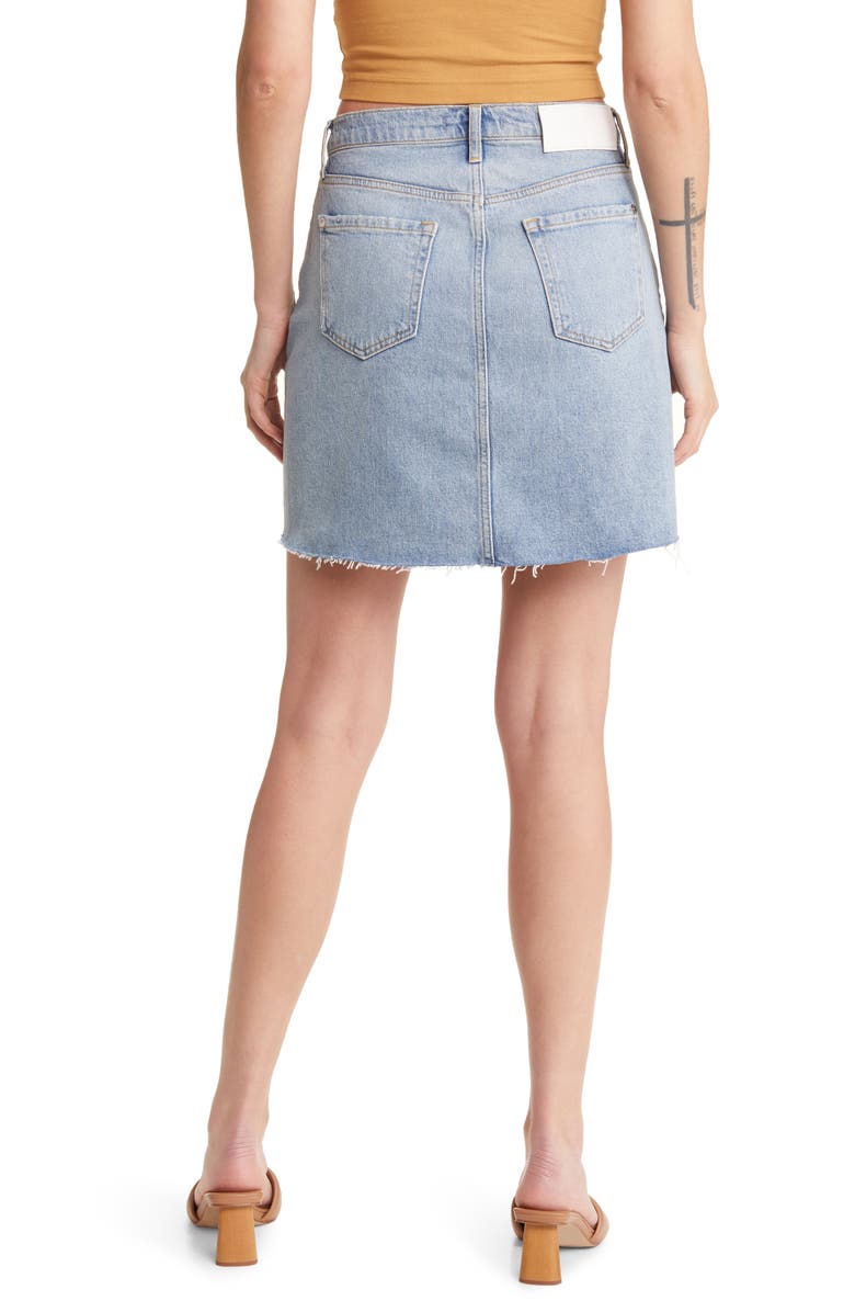 7 For All Mankind Mia Denim Skirt, Alternate, color, 