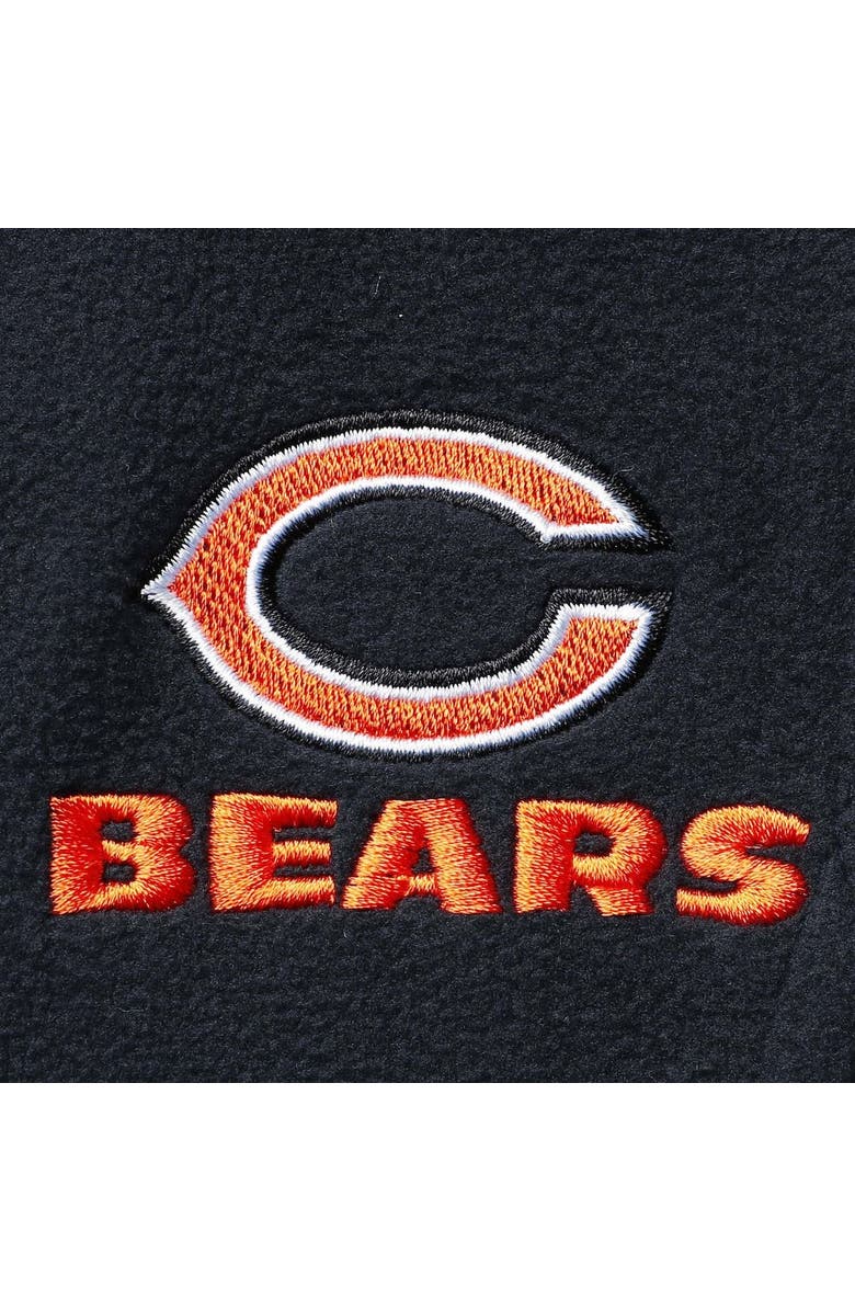 DUNBROOKE Women's Dunbrooke Navy Chicago Bears Houston Fleece Full-Zip Vest, Alternate, color, 