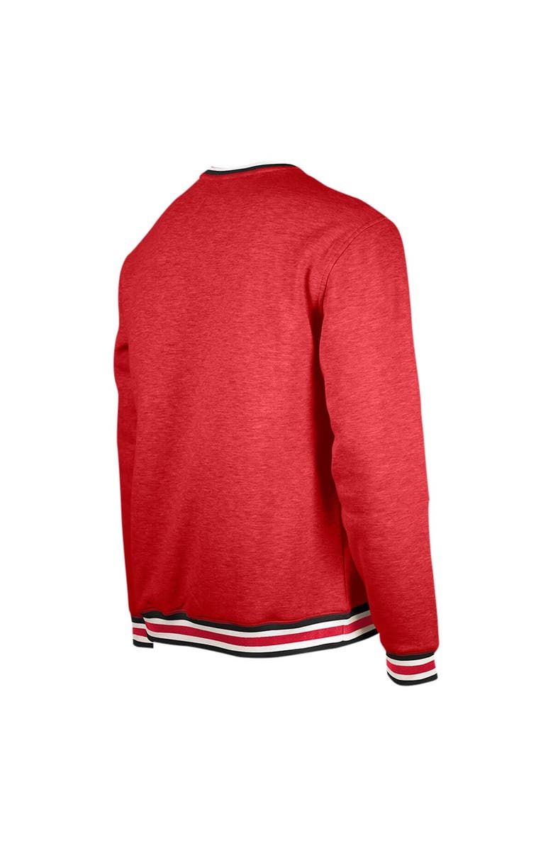 New Era Men's New Era Scarlet San Francisco 49ers Big & Tall Pullover Sweatshirt, Alternate, color, 