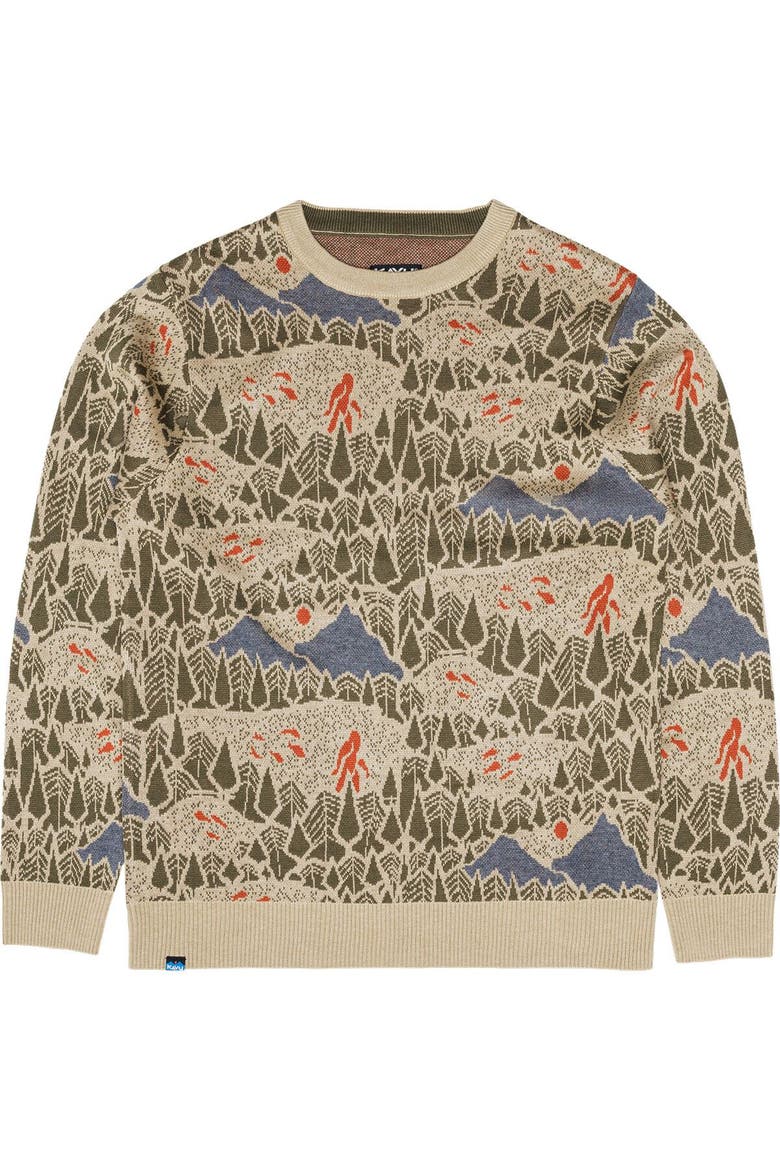 Men's Highline Sweater, Main, color, Sasquatch Sighting