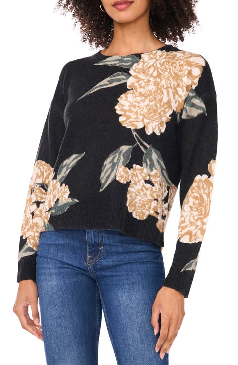 Print Pullover Sweater
