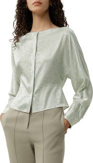 Lilysilk Women's YING Jacquard Silk Blouse