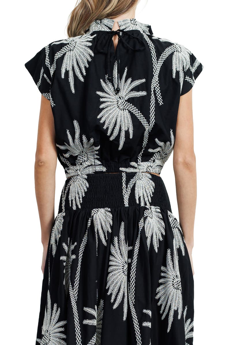 CIEBON Dayana Crop Top, Alternate, color, Black