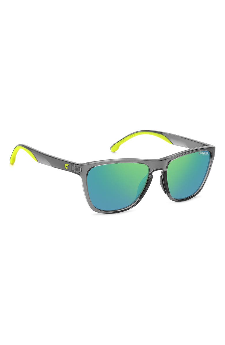 Carrera Eyewear Carrera 56mm Square Sunglasses, Alternate, color, Grey