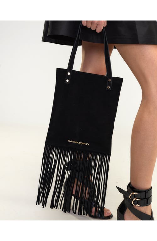 CYNTHIA ROWLEY CYNTHIA ROWLEY FELICITY FRINGE SUEDE TOTE 