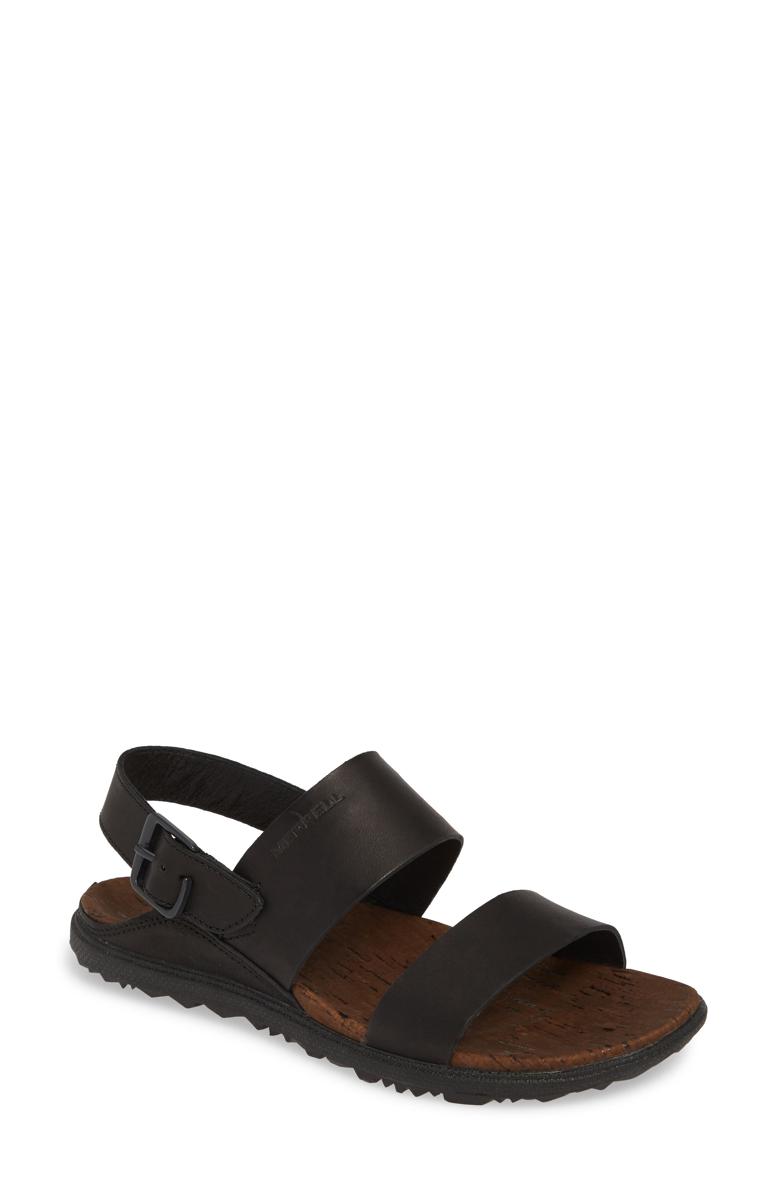 Merrell Around Town Luxe Backstrap Sandal, Main, color, 