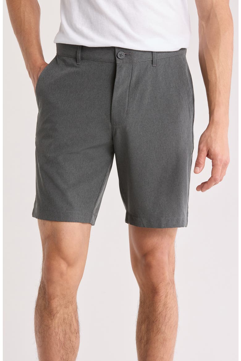 Ace Shot Pro 9-Inch Golf Shorts, Main, color, HEATHER GREY