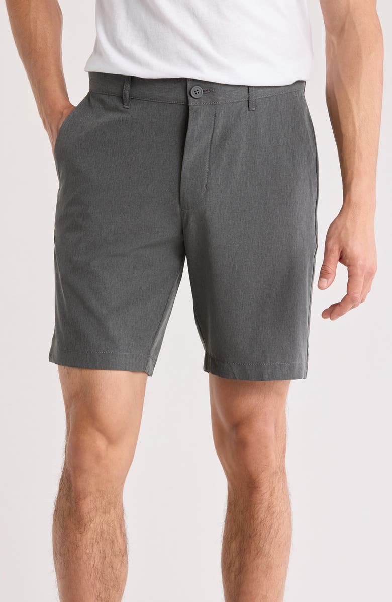 Tommy Bahama Ace Shot Pro 9-Inch Golf Shorts, Main, color, Heather Grey