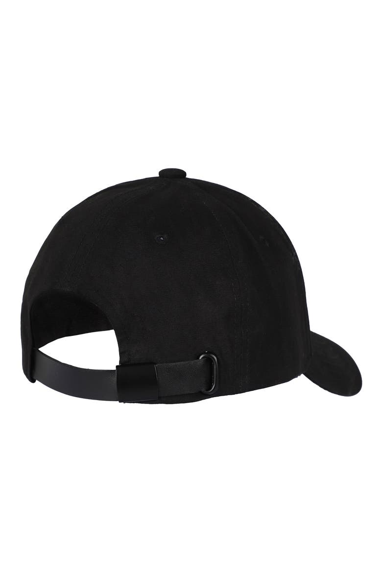 Logo Baseball Cap, Alternate, color, BLACK 01