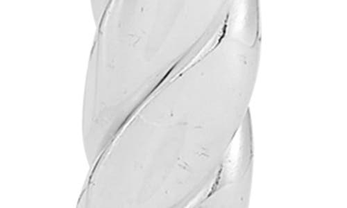 Chloe & Madison Chloe And Madison Twist Hoop Earrings In Silver