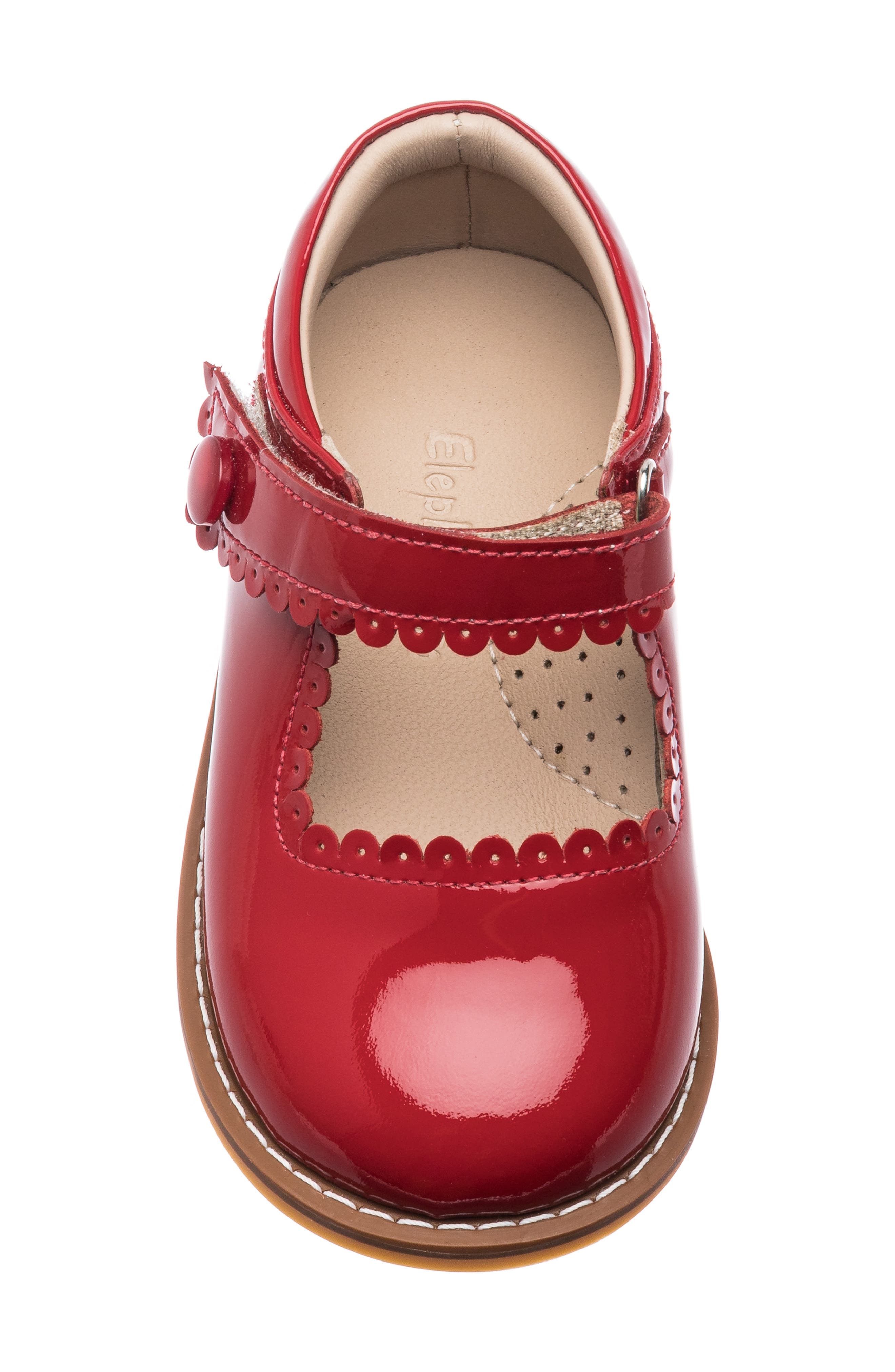 Elephantito Mary Jane, Alternate, color, Red Patent