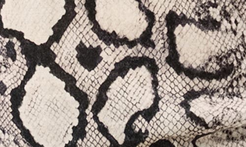 Shop Allsaints Anouk Snakeskin Pattern Wool Knit Shirt In Flow Ecru/white
