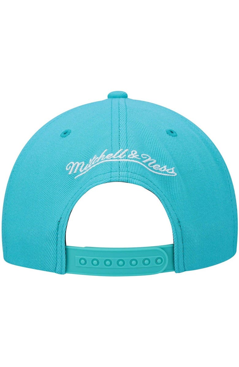 Mitchell & Ness Men's Mitchell & Ness Teal San Antonio Spurs Hardwood Classics Team Ground 2.0 Snapback Hat, Alternate, color, Teal