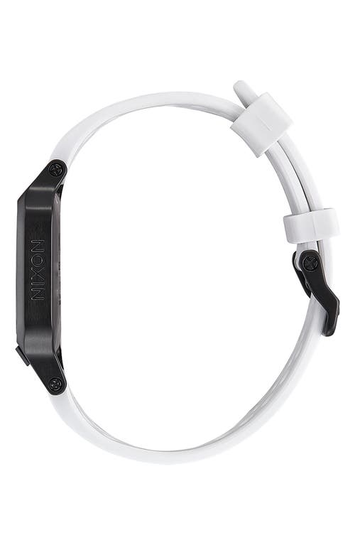 Nixon Heat Digital Rubber Strap Watch In Multi