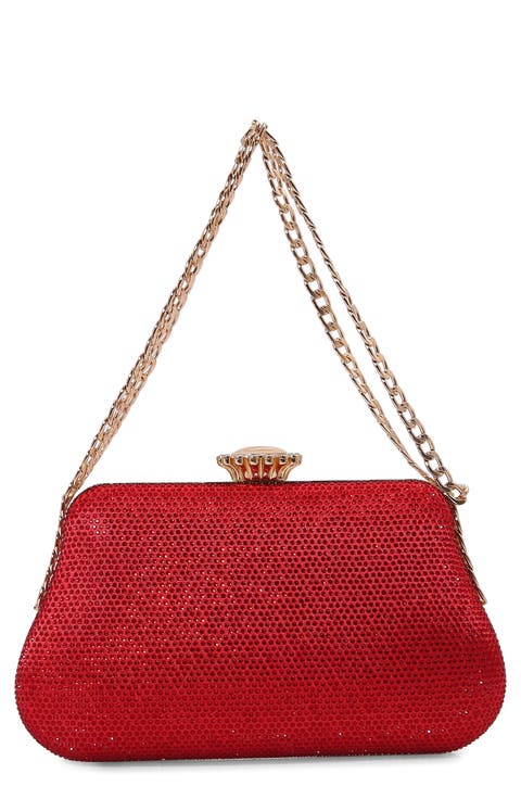 Rhinestone Frame Handbag