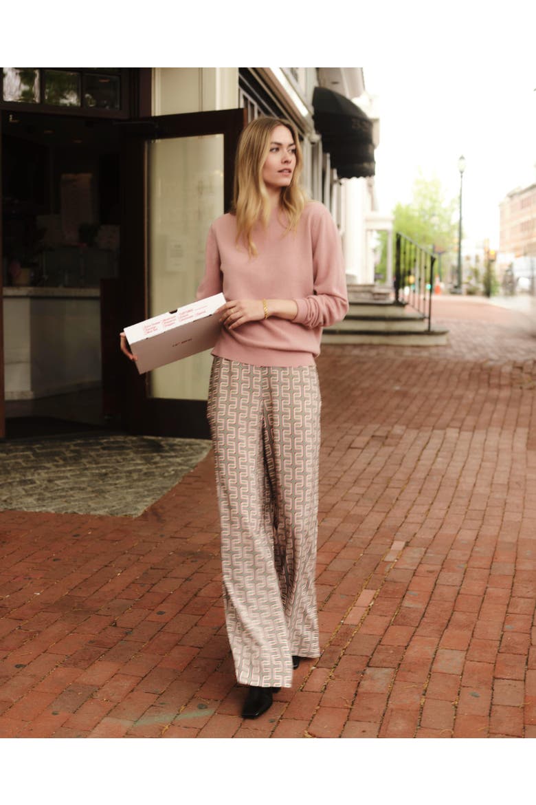Sloane Cashmere Sweater, Alternate, color, Dusty Pink