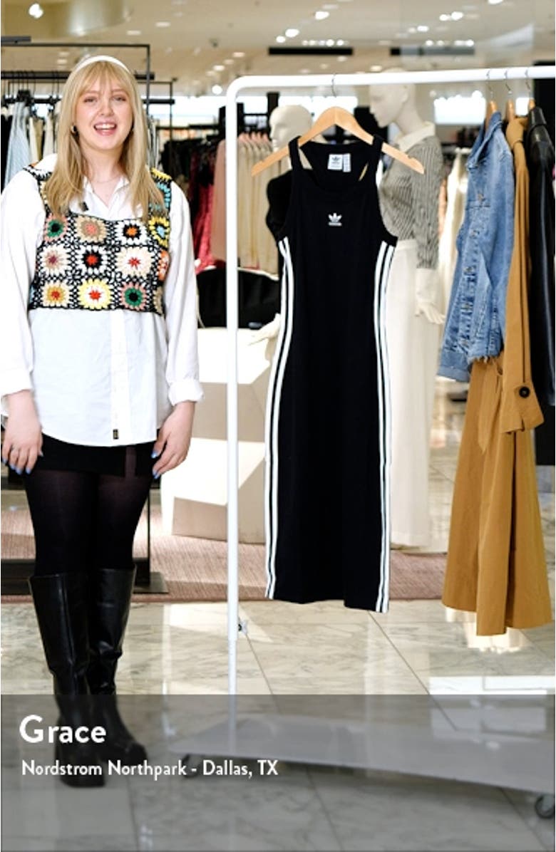 Longline Stretch Cotton Tank Dress, sales video thumbnail