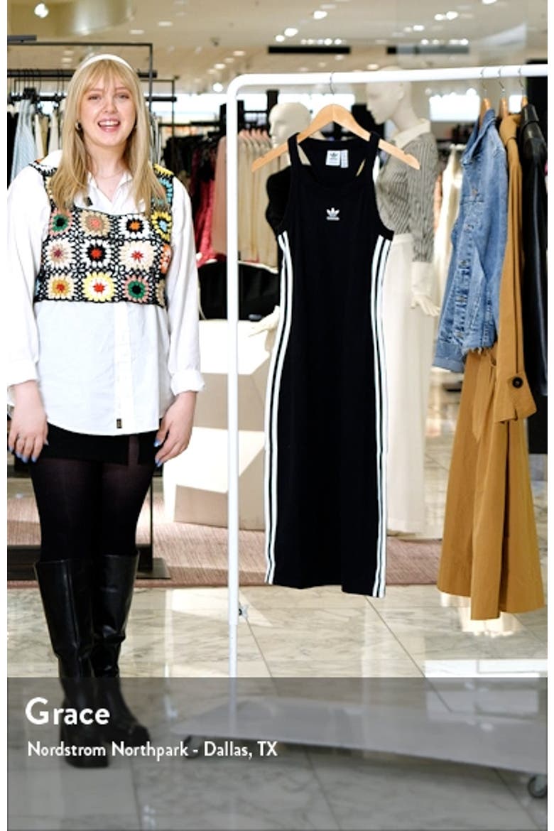 Longline Stretch Cotton Tank Dress video