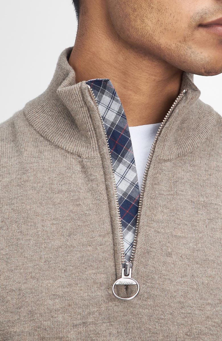 Barbour Marlow Merino Wool & Cashmere Half Zip Sweater, Alternate, color,