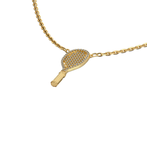 Pascal The Tennis Necklace, White Diamond Pavé