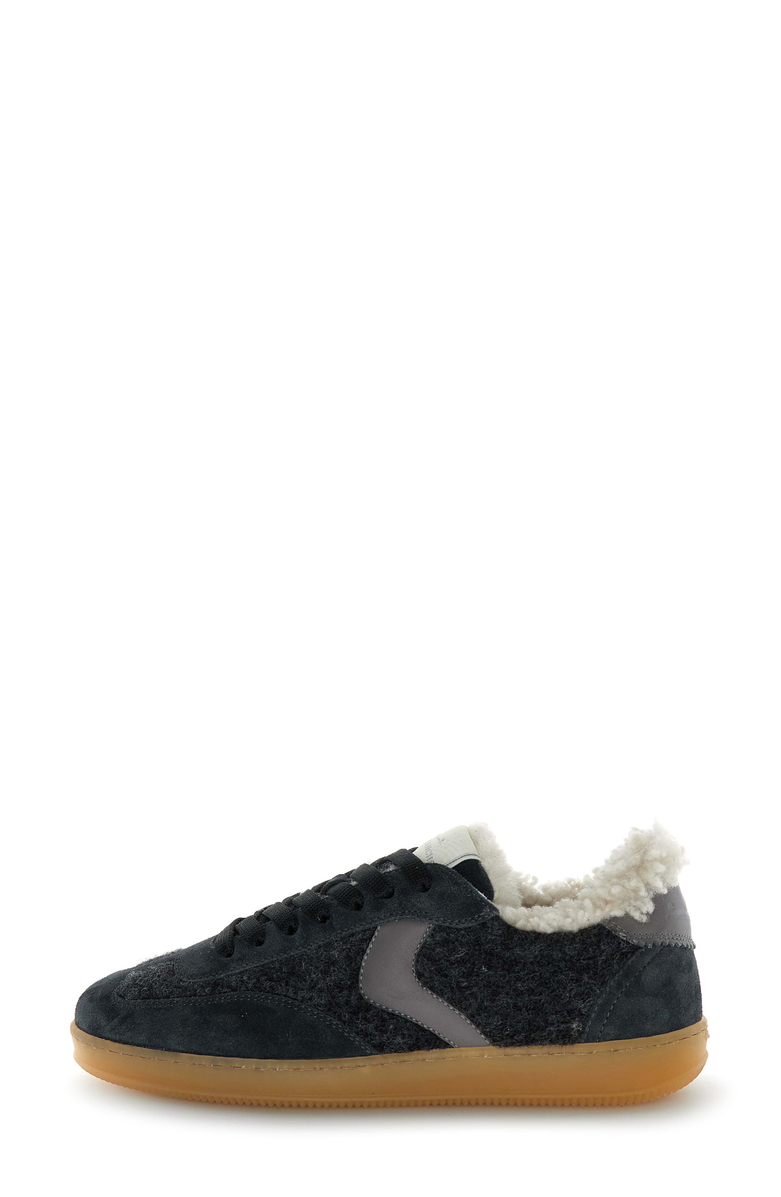 Olivia Court Wool Sneaker with Genuine Shearling Trim, Alternate, color, LIGHT/PASTEL GREY