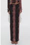 Maddox Print Mesh Maxi Skirt