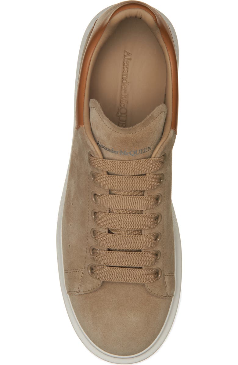 McQueen Oversize Sneaker, Alternate, color, Rock/ Dark Caramel