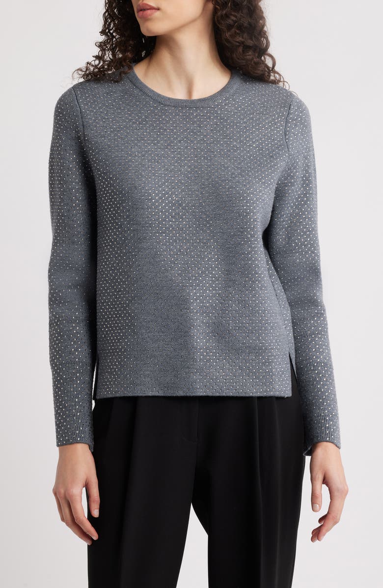 KOBI HALPERIN Holli Rhinestone Sweater, Main, color,