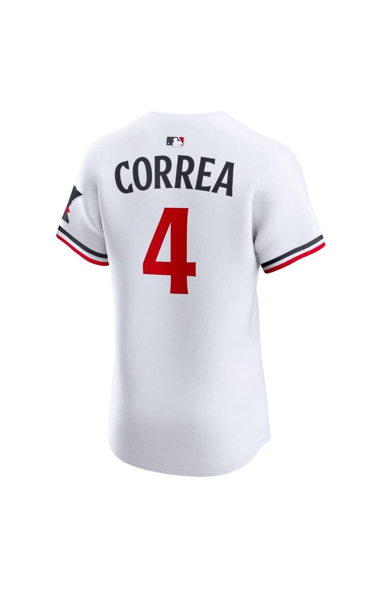 Nike Men's Nike Carlos Correa White Minnesota Twins Home Elite Player Jersey, Alternate, color,
