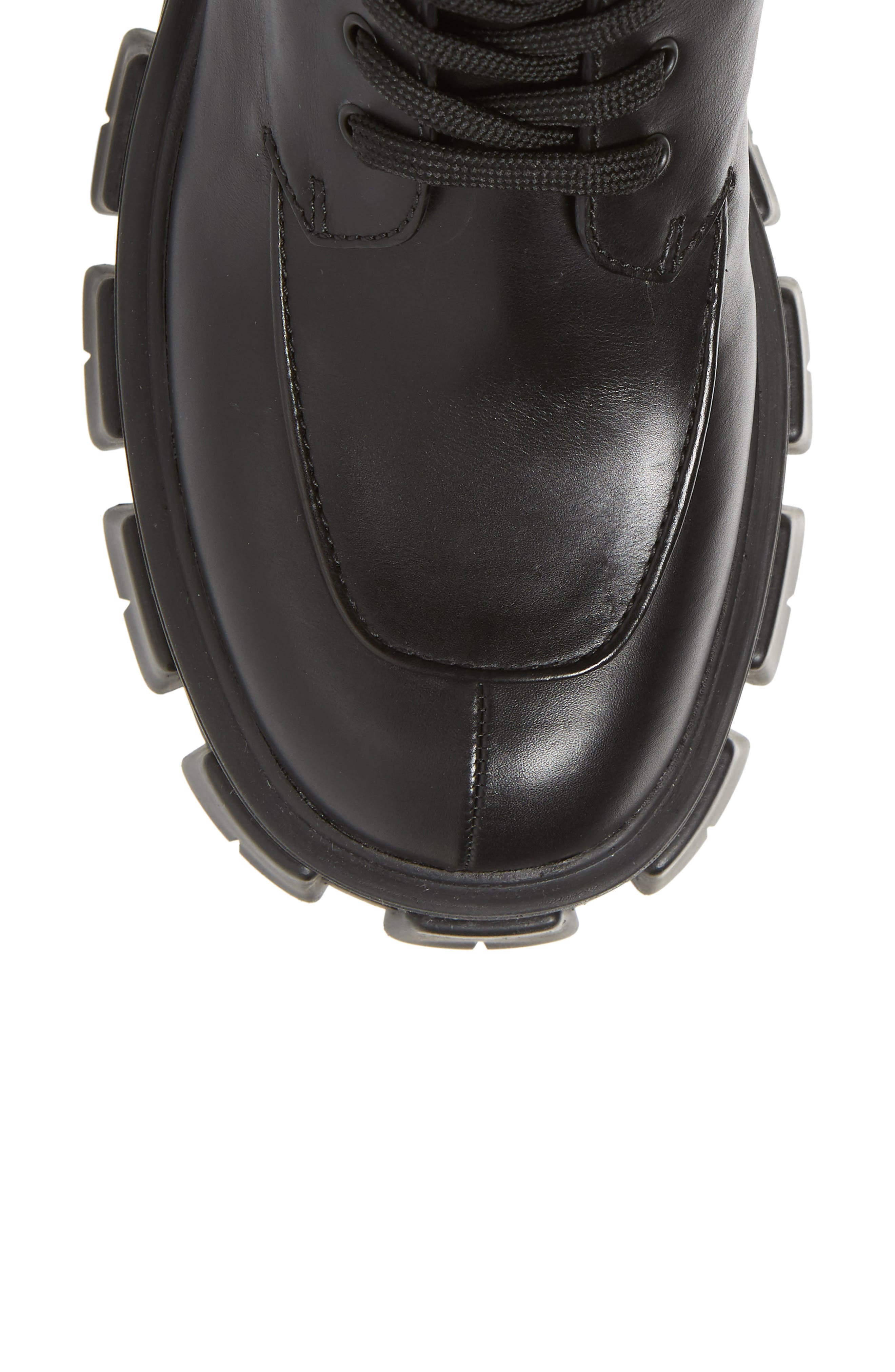 Prada Monolith Mini Bag Knee High Boot, Alternate, color, 