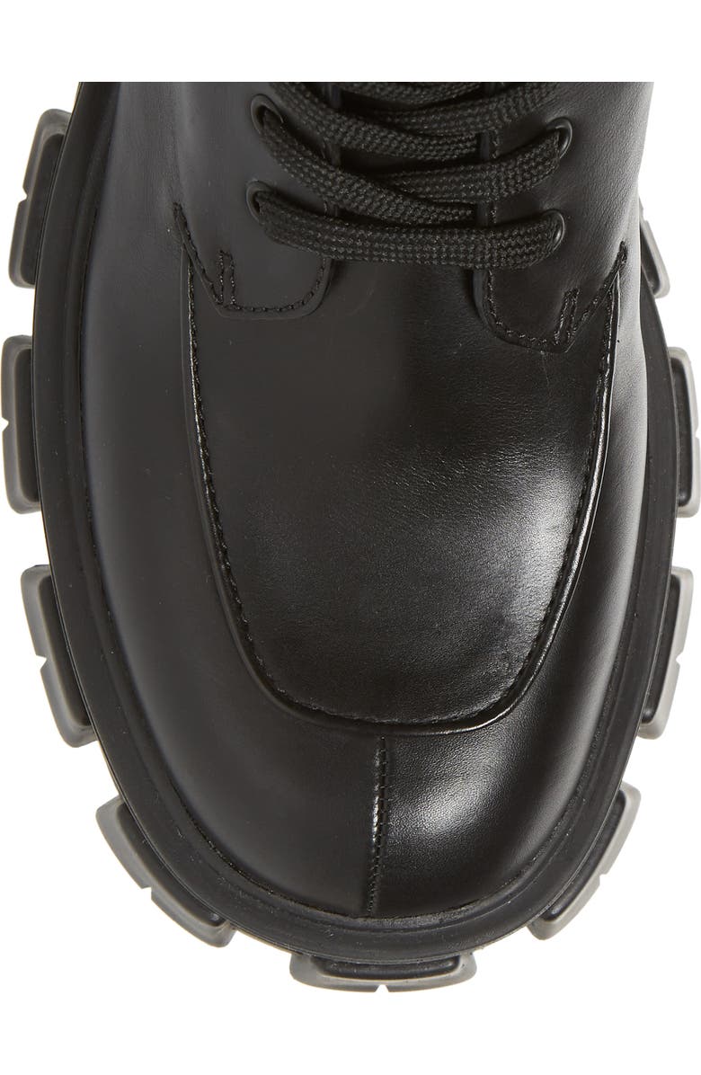 Prada Monolith Mini Bag Knee High Boot, Alternate, color,