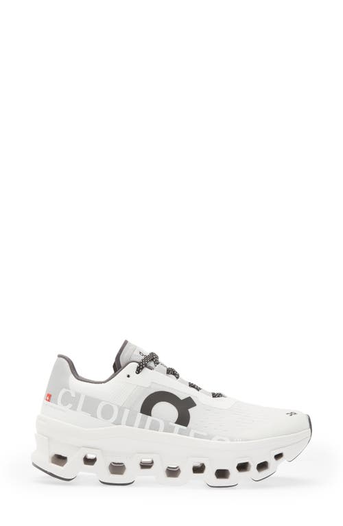 On White Cloudmster Sneakers