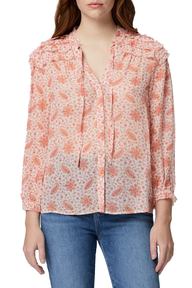 Margaret Silk Blouse, Main, color, ANPA/ORSHR